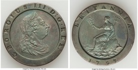 George III "Cartwheel" 2 Pence 1797-SOHO XF (Edge Bump, Light Residue), Soho mint, KM619, S-3776. 40.8mm. 54.73gm. 

HID09801242017

© 2020 Herita...