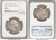 William IV 1/2 Crown 1834 MS62 NGC, KM714.2, S-3834. W.W. in script.

HID09801242017

© 2020 Heritage Auctions | All Rights Reserved
