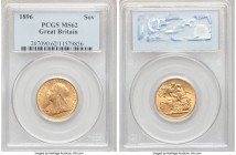 Victoria gold Sovereign 1896 MS62 PCGS, KM785, S-3874. AGW 0.2355 oz. 

HID09801242017

© 2020 Heritage Auctions | All Rights Reserved