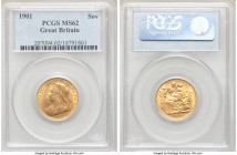 Victoria gold Sovereign 1901 MS62 PCGS, KM785, S-3874. AGW 0.2355 oz. 

HID09801242017

© 2020 Heritage Auctions | All Rights Reserved