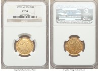 Charles IV gold 2 Escudos 1800 M-MF VF30 NGC, Madrid mint, KM435.1. AGW 0.1904 oz. 

HID09801242017

© 2020 Heritage Auctions | All Rights Reserve...