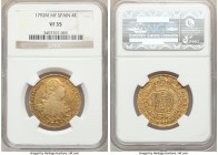 Charles IV gold 4 Escudos 1792 M-MF VF35 NGC, Madrid mint, KM436.1. AGW 0.3809 oz. 

HID09801242017

© 2020 Heritage Auctions | All Rights Reserve...