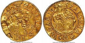 Sigismund Bathory gold Ducat 1588 AU Details (Damaged) NGC, Hermannstadt mint, Fr-295. 

HID09801242017

© 2020 Heritage Auctions | All Rights Res...