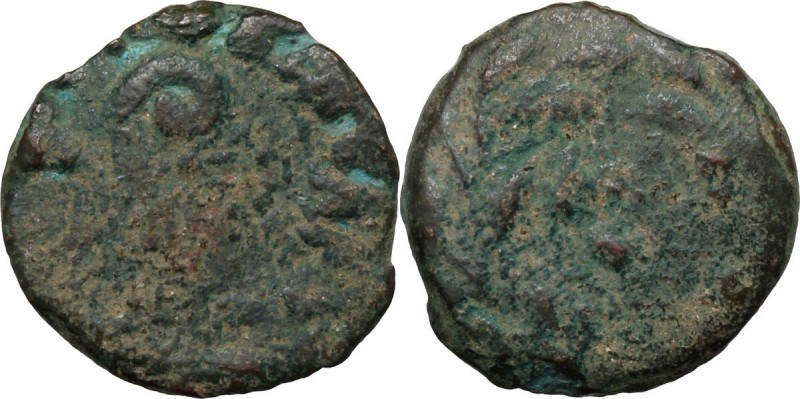 Greek Asia. Judaea. Pontius Pilate, Procurator (26-36 AD). AE Prutah in the name...