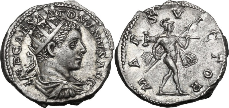 Elagabalus (218-222). AR Antoninianus, Rome mint, 219 AD. IMP CAES ANTONINVS AVG...