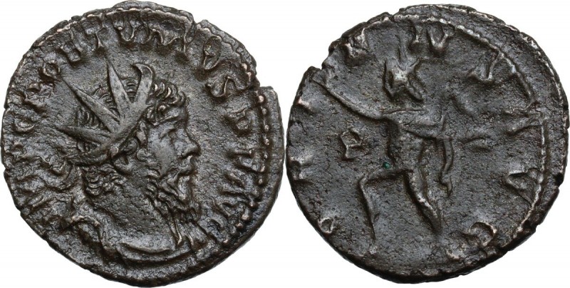 Postumus (259-268). BI Antoninianus. Treveri (Trier) mint, 268 AD. IMP C POSTVMV...