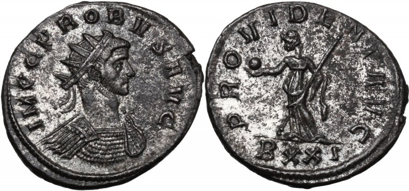 Probus (276-282). BI Antoninianus, Ticinum mint. IMP C PROBVS AVG. Radiate and c...