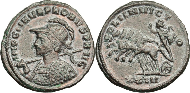 Probus (276-282). BI Antoninianus, Siscia mint. IMP C MAVR PROBVS P AVG. Radiate...