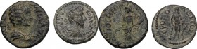 The Roman Empire. Multiple lot of two (2) AE coins; Julia Domna Antioch mint and Commodus Hierapolis-Castabala mint (Cilicia). AE. Good VF.