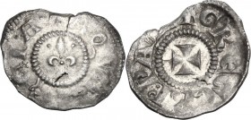 Aquileia. Gregorio di Montelongo (1251-1269). Piccolo. CNI tav. II, 10; Bernardi 23. MEC 12 843. MI. 0.31 g. 12.50 mm. RR. Mancanza marginale del tond...
