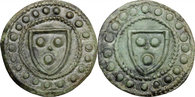Firenze. Tessera mercantile, XIII-XIV sec. Famiglia Lamberti. Vanni (Arezzo) 73....