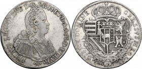 Firenze. Pietro Leopoldo di Lorena (1765-1790). Francescone 1769. CNI -; Gal. XII, 8/11; MIR (Firenze) 377/1. AG. 27.30 g. 42.00 mm. R. Bel BB.