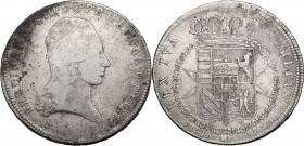 Firenze. Ferdinando III di Lorena (1790-1824). Francescone 1794. CNI 19/20; Gal. IV, 4/6; MIR (Firenze) 405/3. AG. 26.88 g. 42.00 mm. R. qBB.