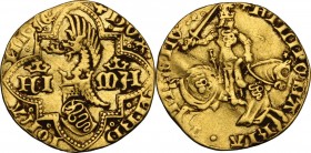 Milano. Filippo Maria Visconti (1412-1447). Fiorino o ducato. CNI 1/16; Crippa 1/C; MIR (Milano) 150/1. AU. 3.39 g. 21.00 mm. BB.
