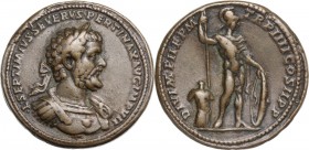 Settimio Severo (193-211). Padovanino, XVI sec. L. SEPTIMIVS SEVERVS PERTINAX AVG IMP VII. Busto laureato e corazzato a destra, con drappeggio sulla s...