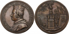 Ludovico Fernandez Portocarrero (1629-1709), arcivescovo di Toledo e vicerè e capitano generale di Sicilia. Medaglia omaggio al cardinale, 1678. LVDOV...