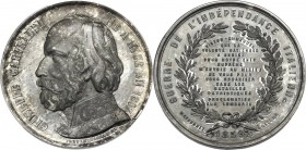 Giuseppe Garibaldi (1807-1882). Medaglia 1859 realizzata in Francia, per la Guerra d'Indipendenza Italiana. Fava 47. Sarti 15. Camozzi S-1. AG. 50.70 ...