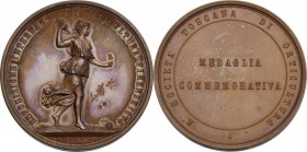 Medaglia 1874 per l'Esposizione Internazionale di orticultura in Firenze. AE. 38.00 mm. Opus: A. Pieroni. In scatolina Pieroni originale. FDC.