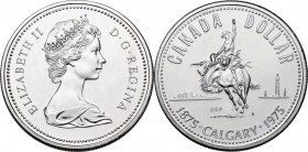 Canada. Elizabeth II (1952 -). Dollar 1975. KM 97. AR. 36.00 mm. FDC.