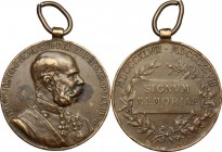 Germany. Franz Joseph I (1830-1916). Medal 1898, commemorating 50 years of his reign. Wurzb. 2713. AE. 34.00 mm. VF.