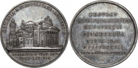 Hungary. Medal for the five-year period from the consecration of the Cathedral of Eger, held on 6 May 1837. AR. 26.23 g. 39.00 mm. Opus: I. D. B. FDC.
