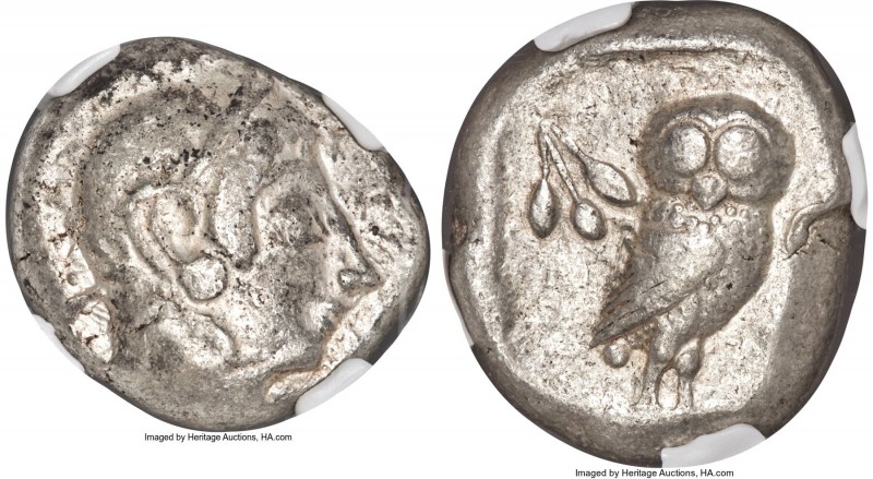 ATTICA. Athens. Ca. 510/500-480 BC. AR tetradrachm (22mm, 17.04 gm, 8h). NGC Cho...