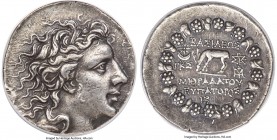 PONTIC KINGDOM. Mithradates VI Eupator (120-63 BC). AR tetradrachm (32mm, 11h). ANACS XF45. Dated Seleucid Era 223, 12th month (75 BC). Diademed head ...