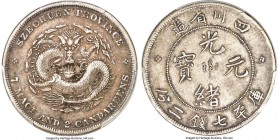 Szechuan. Kuang-hsü Dollar ND (1901-1908) XF40 PCGS, KM-Y238, L&M-345. Narrow Face variety. Moderately circulated and pleasingly toned, notably few ma...