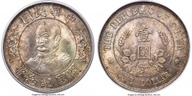 Republic Li Yuan-hung Dollar ND (1912) MS66 PCGS, Wuchang mint, KM-Y321, L&M-45, Kann-639. A truly sensational gem representative of this nearly iconi...