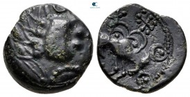 Gaul. Senones circa 100-30 BC. Bronze AE