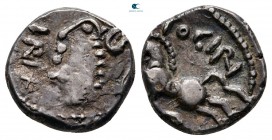 Central Gaul. Sequani circa 100-50 BC. Gallic War issue. Quinarius AR