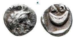 Attica. Athens circa 400-353 BC. Tetartemorion AR