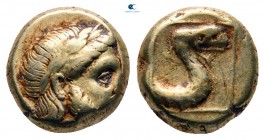 Lesbos. Mytilene circa 377-326 BC. Sixth Stater or Hekte EL