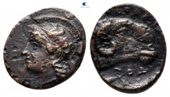Ionia. Klazomenai  circa 350-300 BC. Theodotos, magistrate. Bronze Æ