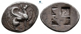 Ionia. Teos circa 478-449 BC. Trihemiobol AR
