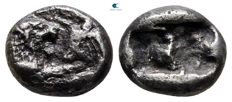 Kings of Lydia. Sardeis. Kroisos circa 560-546 BC. 
1/8 Stater AR

10 mm, 1,3...