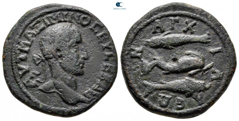 Thrace. Anchialos. Maximinus I Thrax AD 235-238. 
Bronze Æ

26 mm, 11,83 g
...