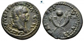 Thrace. Flavian Latin mint in Thrace. Domitian as Caesar AD 69-81. Bronze Æ