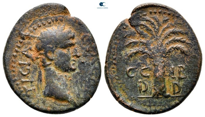 Epeiros. Buthrotum . Claudius AD 41-54. 
Bronze Æ

22 mm, 4,11 g

TI CLA [G...