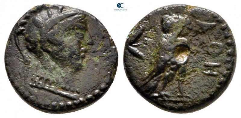 Attica. Athens. Pseudo-autonomous issue circa AD 120-175. 
Bronze Æ

13 mm, 2...