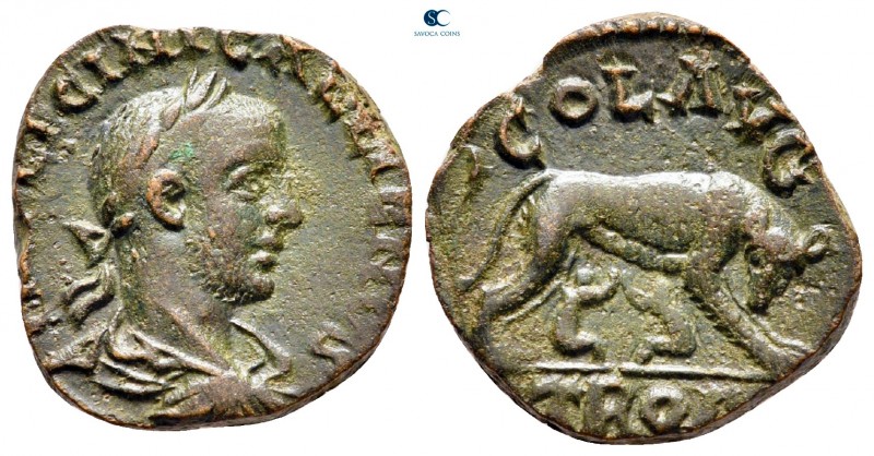 Troas. Alexandreia. Gallienus AD 253-268. 
Bronze Æ

19 mm, 5,03 g

[...] I...