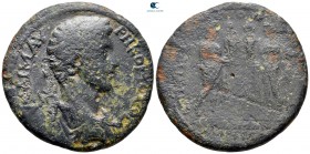 Ionia. Ephesos. Commodus AD 177-192. P. Ai. Pios, strategos. Medallion Æ