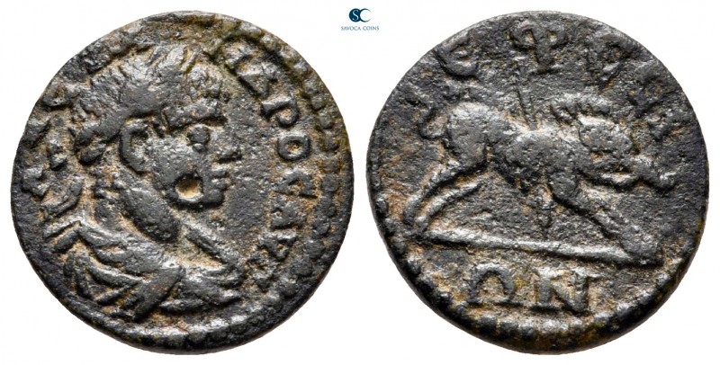 Ionia. Ephesos. Severus Alexander AD 222-235. 
Bronze Æ

16 mm, 2,60 g

Lau...