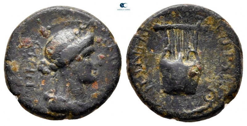 Lydia. Thyateira. Pseudo-autonomous issue AD 80-100. 
Bronze Æ

16 mm, 2,55 g...