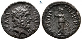 Phrygia. Grymenothyrai. Pseudo-autonomous issue AD 98-117. Time of Trajan. Under the Epimeletes Loukius Tullius Per... Bronze Æ