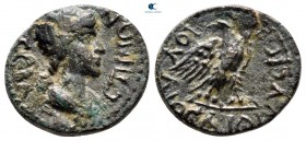Phrygia. Sebaste. Agrippina II  AD 50-59. Ioulios Dionysios, magistrate. Bronze Æ
