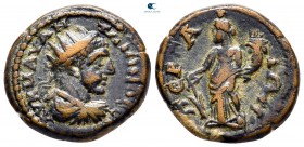 Pamphylia. Perge. Elagabal AD 218-222. Bronze Æ