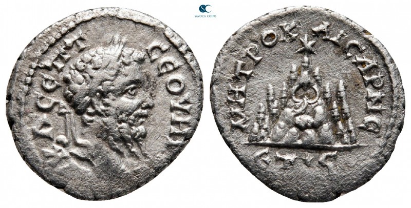 Cappadocia. Caesarea. Septimius Severus AD 193-211. Dated RY 16=AD 203/4
Drachm...