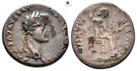 Tiberius AD 14-37. “Tribute Penny” type. Lugdunum (Lyon). Fourreé Denarius Æ