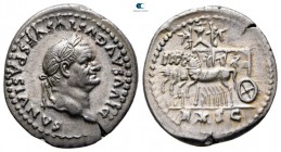 Divus Vespasian AD 79. Struck under Titus, AD 80-81. Rome. Denarius AR